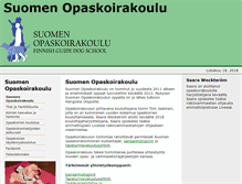 Tablet Screenshot of opaskoirakoulu-viiksi.fi